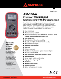 Thumbnail of document AM 160 A Data Sheet 6312